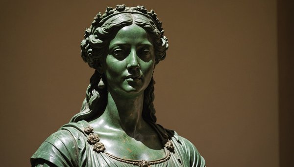 Nackte frau als statue: kunst, dekoration und bedeutung